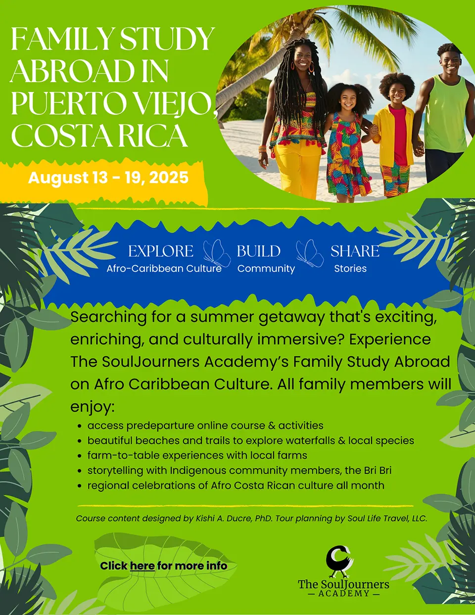 Family Study Abroad in Costa Rica by The SoulJourners Academy
